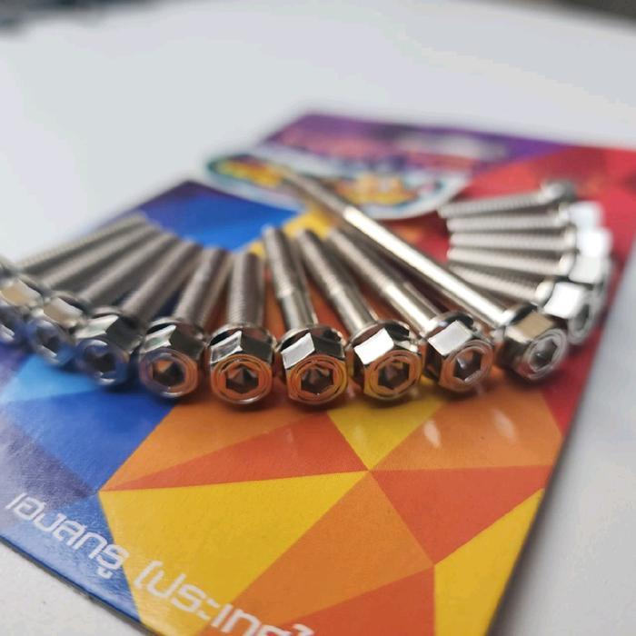 (Diskon) Baut Cvt 2 Kunci Honda Motor Pcx 150 160 Adv 160  Vario 160 Abs Cbs (1 Set Isi 15 Baut) Bes