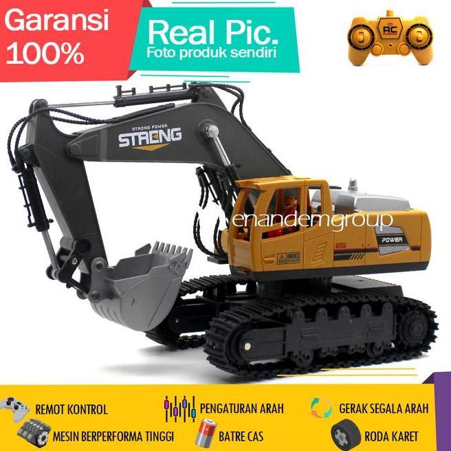 Mainan Mobil Remot Kontrol Rc Excavator Beko Strong Led