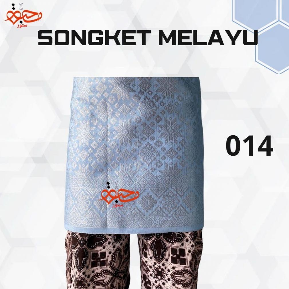 TERMURAH Songket Pria Melayu Songket Samping Melayu Rumpak Melayu Kain Songket Bapak Tanjak Melayu