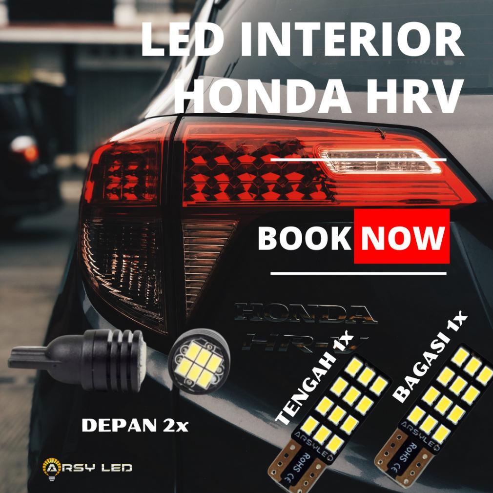 Paket isi 4 Lampu LED Plafon Kabin Honda HRV Super bright