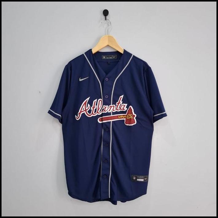 Jersey Baseball Jersey MLB Jersey Atlanta Braves Jual Baju Baseball best seller