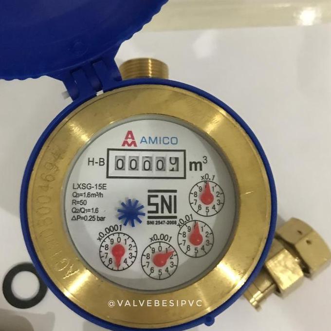 Meteran Air Amico 1/2 Inch / Water Meter Amico / Flow Meter Amico 1/2"