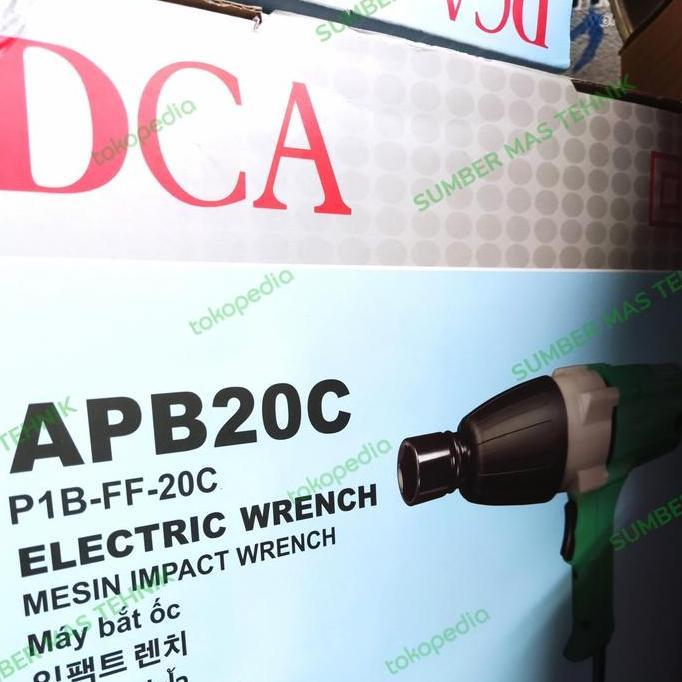 Mesin Pembuka Baut Mur Mobil Dca Apb20C Impack Wrench Electrik Impack