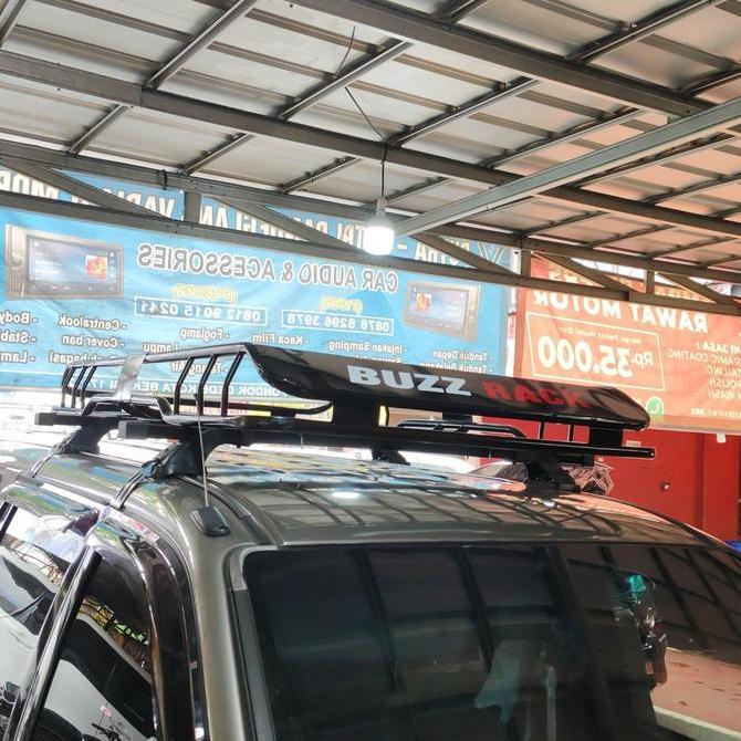 Roofrack Bagasi Atas Mobil Panther Model Buzz Rack Ukuran 160 Kali 100 Kali 17 Plus Cross Bar Diskon
