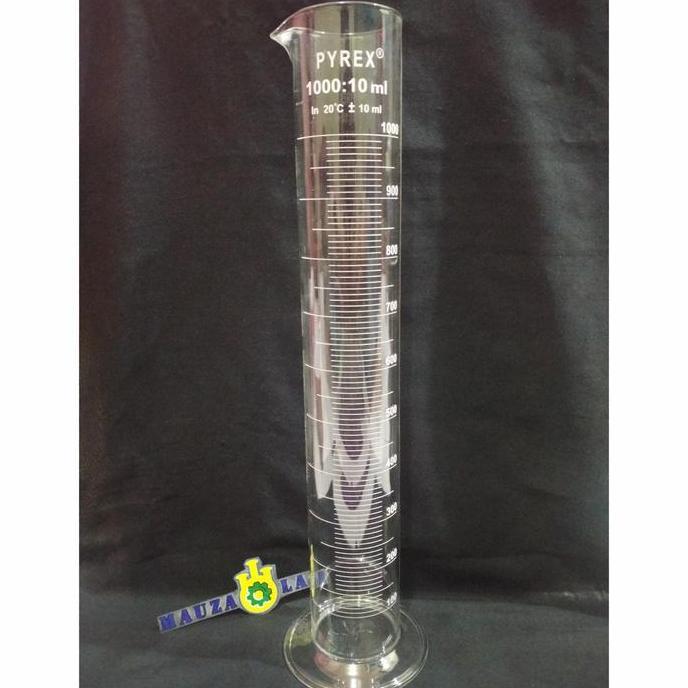 Gelas Ukur 1000Ml Pyrex Cat Putih Buat Pertamina Kualitas Terbaik Harga Termurah