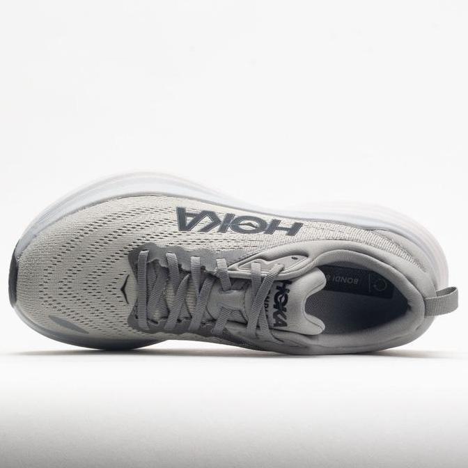 Sepatu Running Wanita Hoka Bondi 8 Grey Premium Best Seller Import
