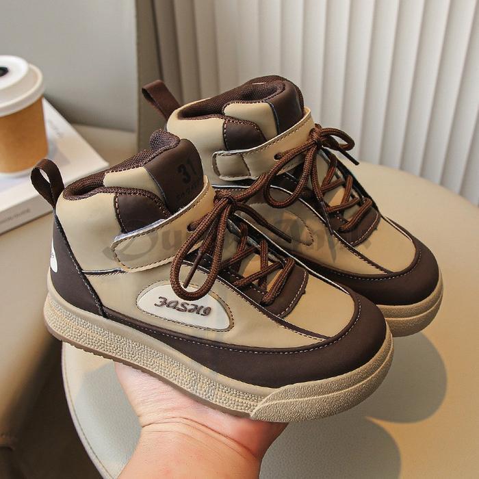 Cod Sneakers Boots Anak Laki Laki Terbaru / Sepatu Boots Trendy Anak Laki Laki / Sepatu Fashion Anak