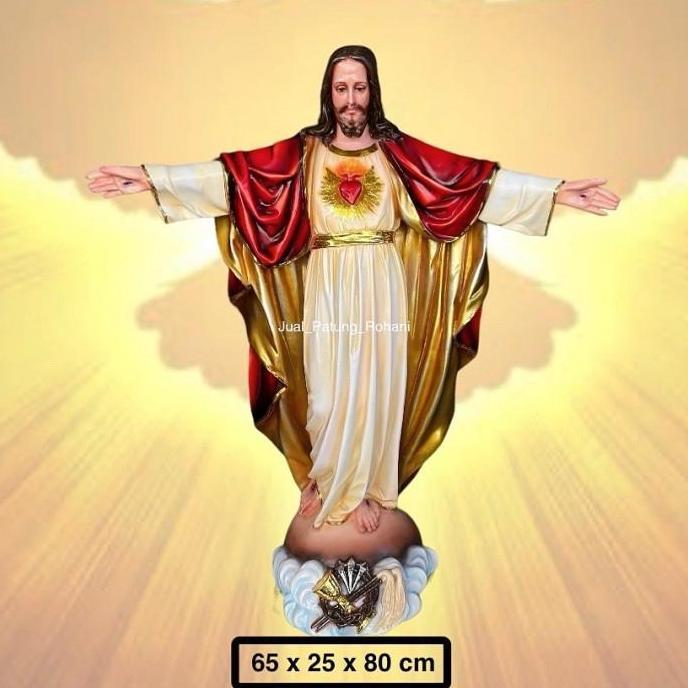 TERMURAH - Patung Yesus Memberkati 80 cm