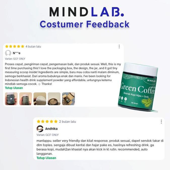 Mindlab Green Coffee Soda 90 Gram Terlaris