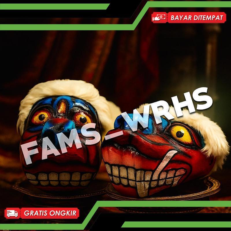 Barongan Kepruk Banteng Kepala Barongan Jaranan Barong Reog Devil SUPER