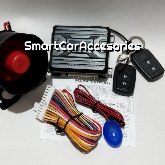 CAR ALARM SET MOBIL UNIVERSAL MODEL ORIGINAL AVANZA AGYA SUARA TUK-TUK