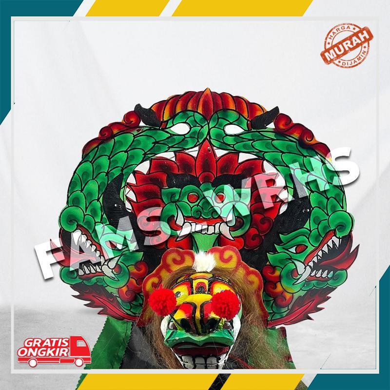 Barongan Kayu Caplokan kayu Caplok kapsulan Barongan Anak Murah Free Kemul Kapsul Ukir Bagus