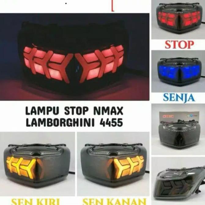 ERAZORM Stoplamp Nmax Old Led Lampu Stop Nmax Lama Led Model Lamborghini