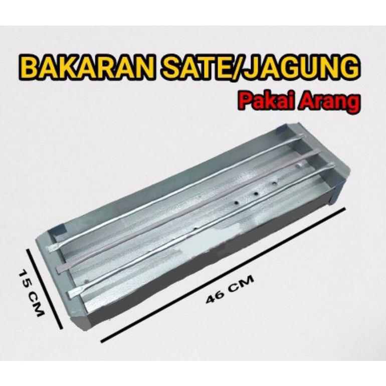 Bisa Cod Bakaran Sate/Jagung 46Cm X 15Cm..Pemakayan Arang ||