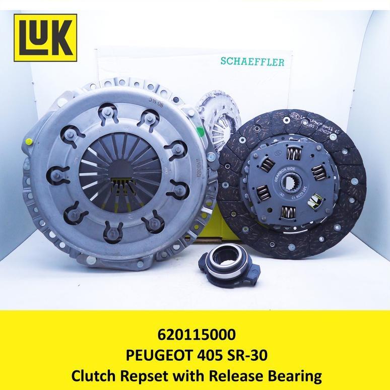 KOPLING SET PEUGEOT 405 SR 306 MATAHARI PLAT KOPLING DEKLAHER LUK