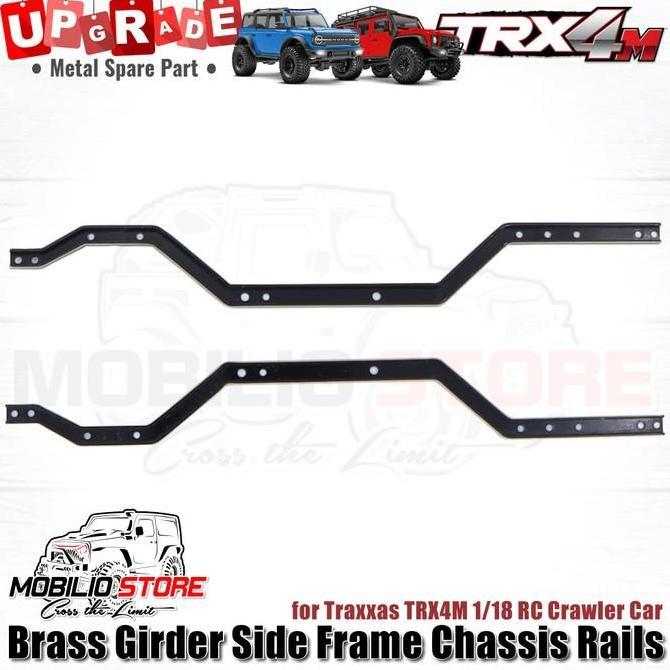 Brass Girder Side Frame Chassis Rails for Traxxas TRX4M RC Crawler