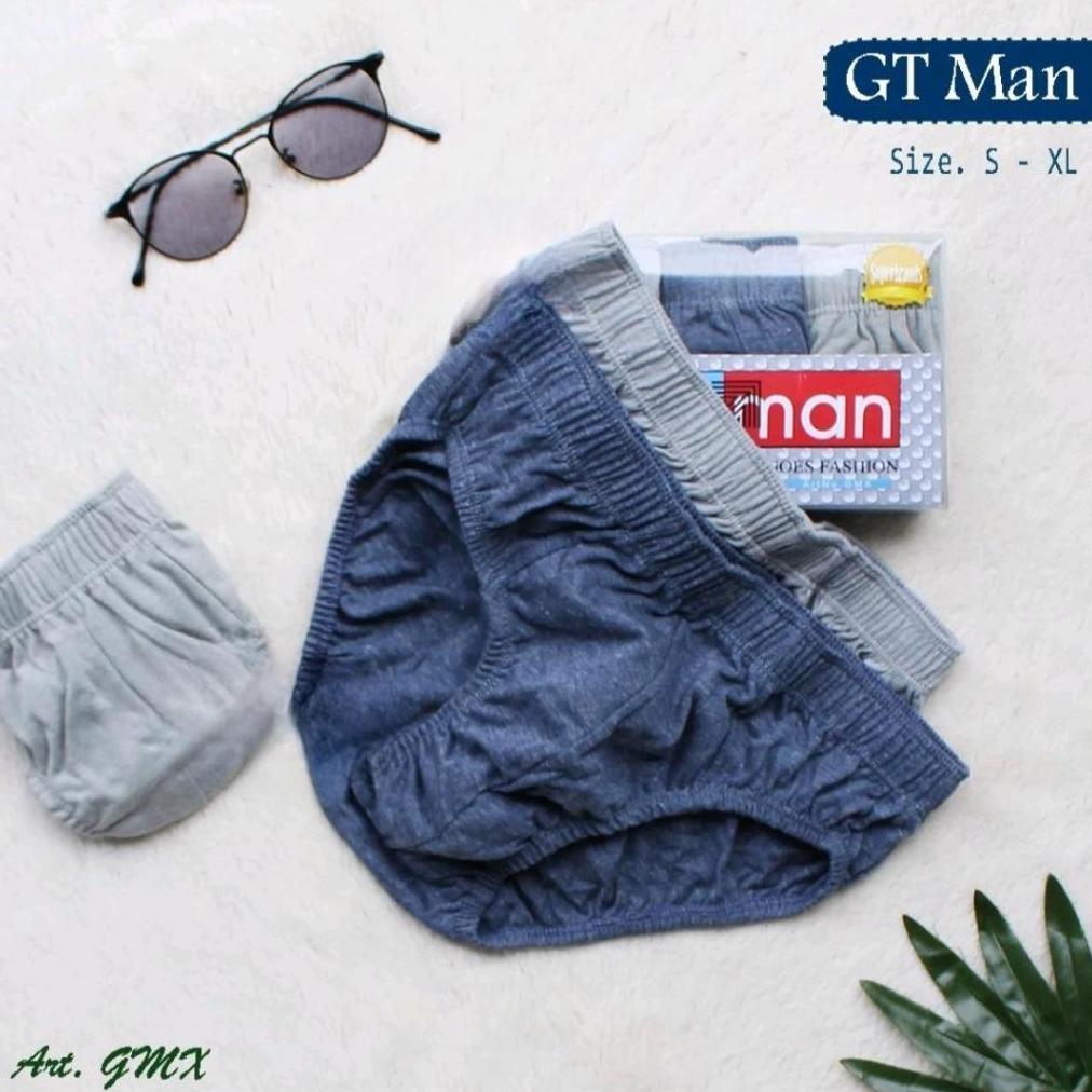 [ isi 3 pcs ] GMX | Celana dalam pria gt man | CD gt man pria| Celana Dalam | Cd Pria | Daleman | ar