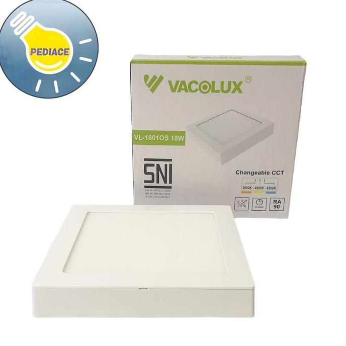 Lampu LED Panel Light 18W VACOLUX Kotak Tempel / Outbow Changeable CCT