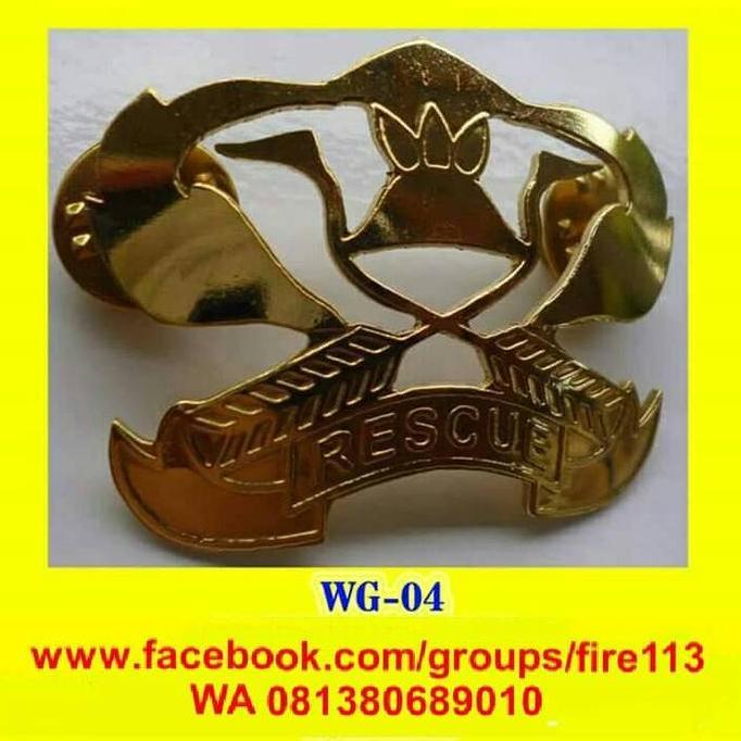 DISKON WG-04 Brevet Rescue Dar-Pemadam READY STOCK