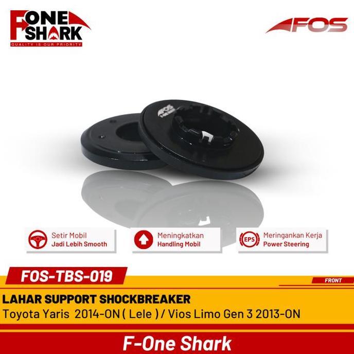 F-One Shark FOS Bearing Lahar Laher Support Shock breaker Toyota Yaris 2014-ON (Lele) / Vios Limo Ge