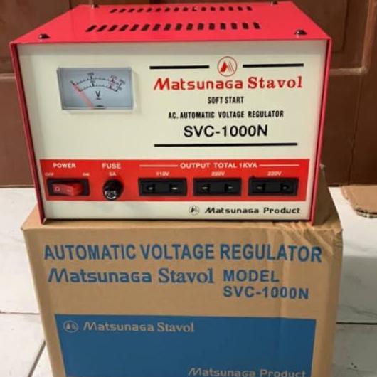 STAVOLT MATSUNAGA STABILIZER 500 1000 1500 ORIGINAL DAN TERPERCAYA