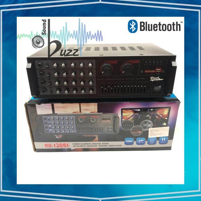 Promo Black Spider KA 130 BE Digital Echo Mixing Amplifier + Mp3 Bluetooth Diskon