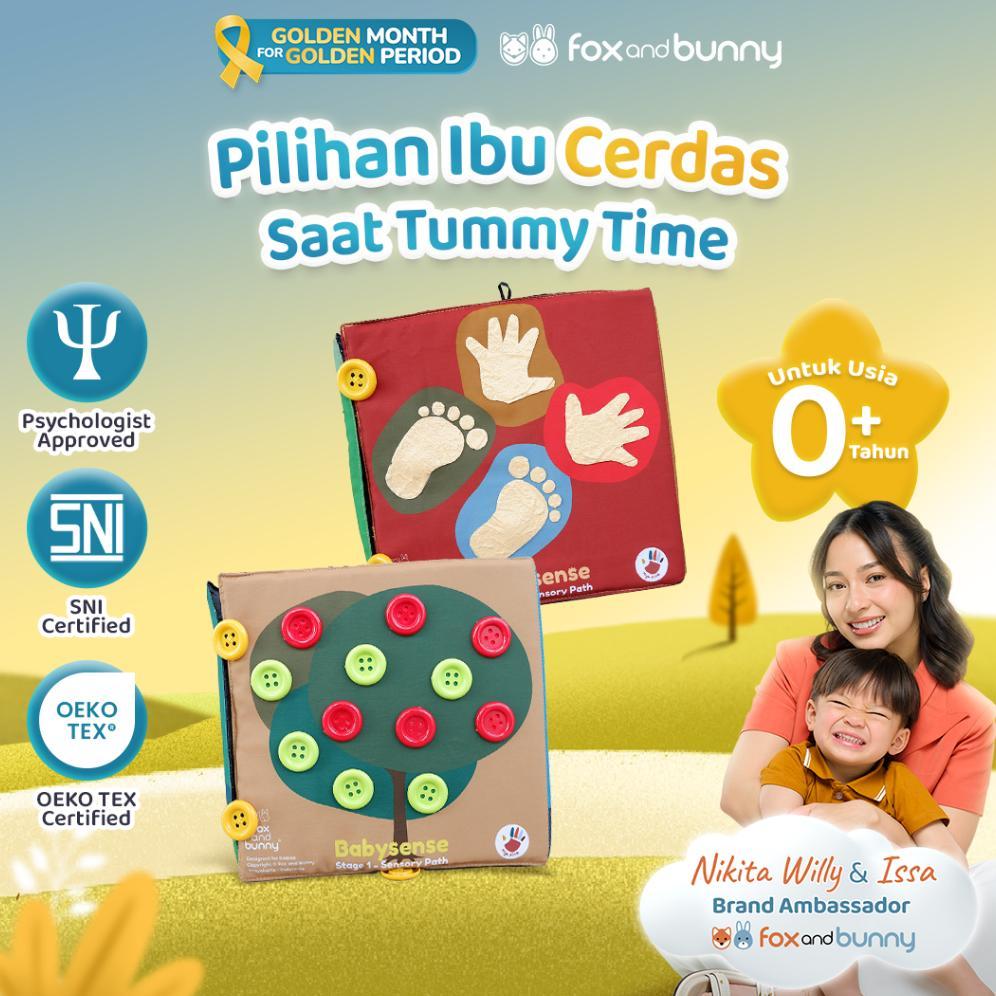 Foxandbunny - Baby Sensory Path Montessori Mainan Edukasi Bayi Saat Tummy Time Sensory Play Baby Sen