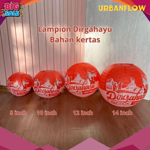 Lampion 17 Agustus Dirgahayu Indonesia / Lentera Pawai Kemerdekaan Agustusan Dekorasi Hiasan Outdoor