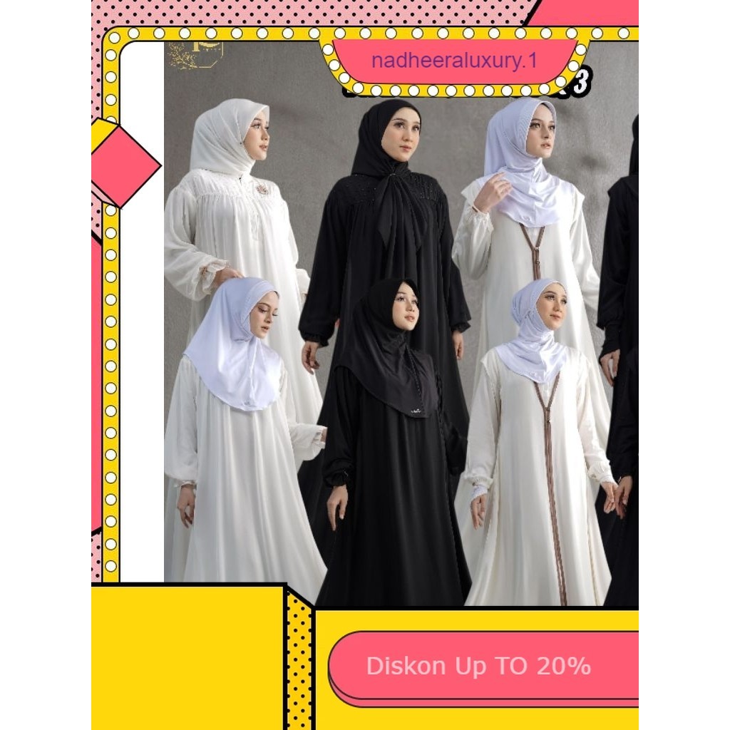 (BISA COD)  VIMALA SERIES MIDI &  DRESS BY NADHEERA LUXURY | SERIES UMROH// DRESS UMROH// DRESS BASI