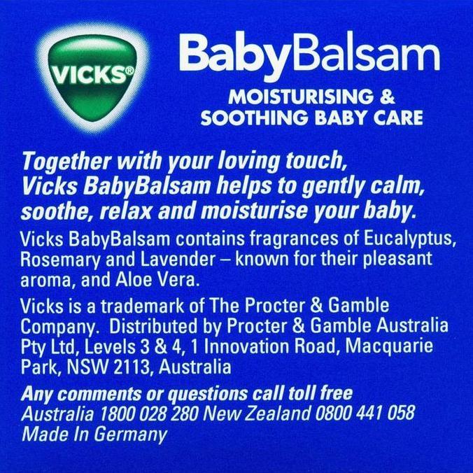 Vicks Baby Balsam / Vicks Bayi Balsam / Balsem Bayi Vicks / Balsam Bayi Vicks murah