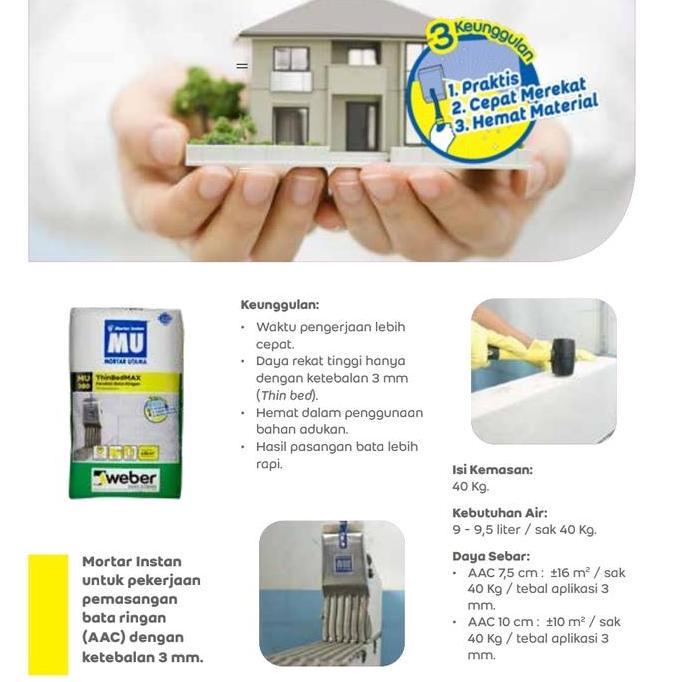 semen MU 380 pasang hebel