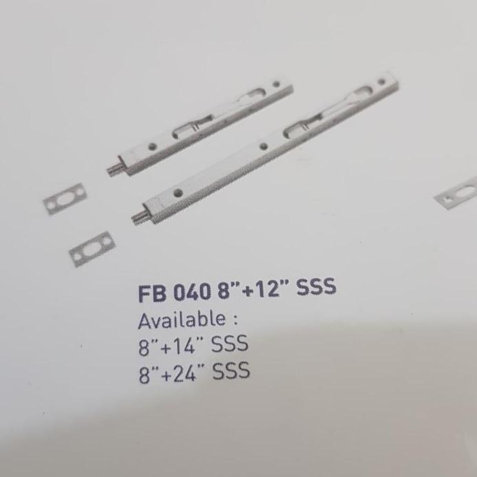 grendel tanam pintu kayu flush bolt HP