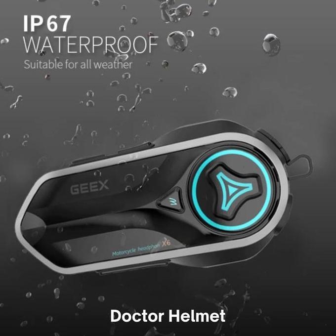 SIAPKIRIM Intercom Helm X5 Bluetooth Helmet interkom ginal READY STOCK