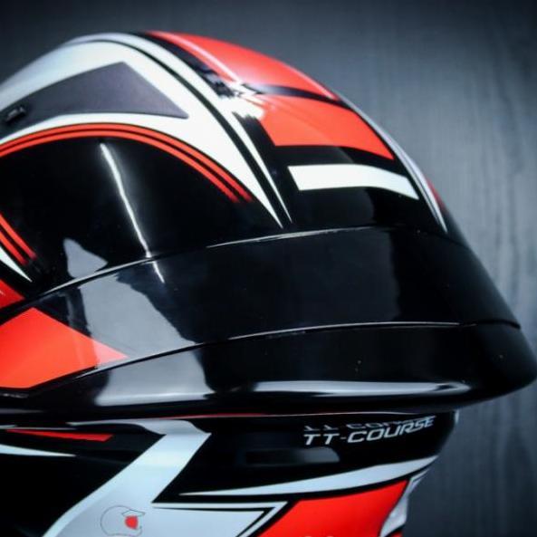 ORIGINAL SPOILER HELM KYT TT COURSE 3D READY STOCK