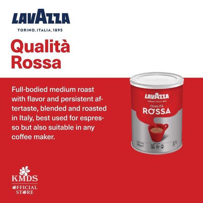 Ready LAVAZZA Qualit Rossa Ground 250GR