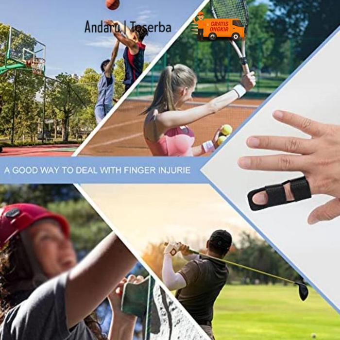 Quality Finger Splint / Deker Jari Tangan Finger / Finger Splint Pelurus Jari / Jari Terapi Patah Tu
