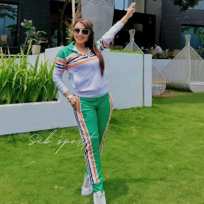 Super Promo, Baju Senam Berkualitas Sxb Sport Jaket And Jogger Wanita