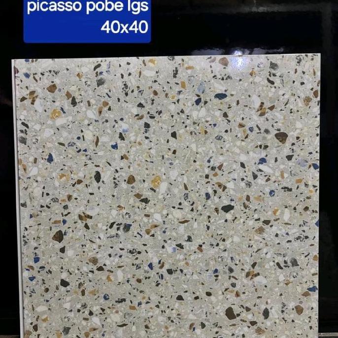 keramik teraso picaso pobe LGS 40x40 kilap