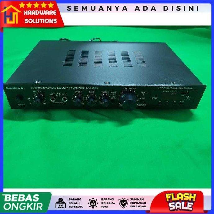 ZAVAGO Sunbuck Bluetooth Audio Amplifier Karaoke - AV-298BO