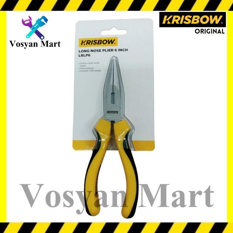 Krisbow Tang Lancip 6 inch || Tang Long Nose Krisbow 6 inch || Tang Cucut Krisbow 6 inch