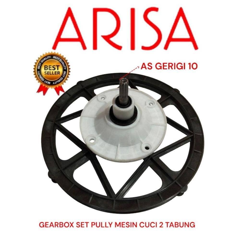 GEARBOX SET PULLY MESIN CUCI ARISA  2 TABUNG