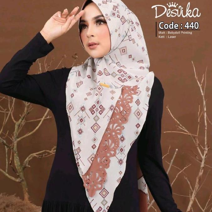 Khimar ceruty printing kode 440 Ory Desvika hijab Instan Cantik Muslim Syari