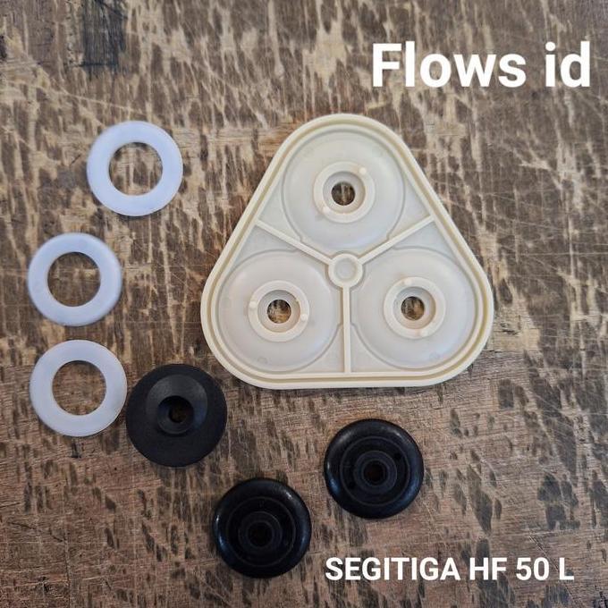 Karet Segitiga Pompa Pureline HF 50L / Segitiga Booster Pump HF50 L RO BARU