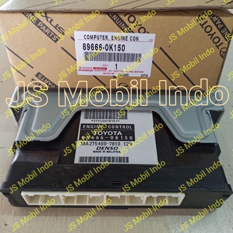 Ecu Komputer Computer Toyota Innova 2011 2012 2013 2014 2015 Bensin Manual MT  89666-0K150 Asli