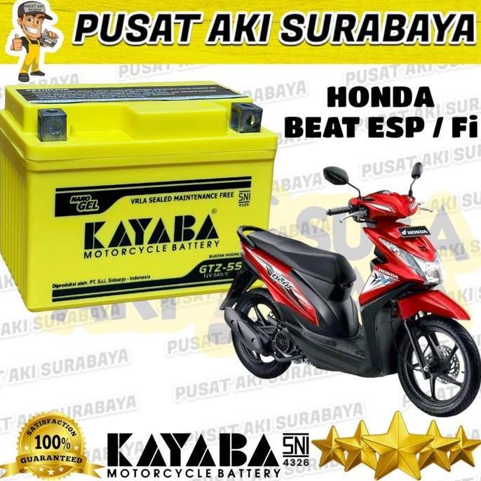 ASLI KAYABA JAPAN STANDARD ACCU KAYABA GTZ5S AKI KERING MOTOR BEAT FI ORIGINAL DAN TERPERCAYA