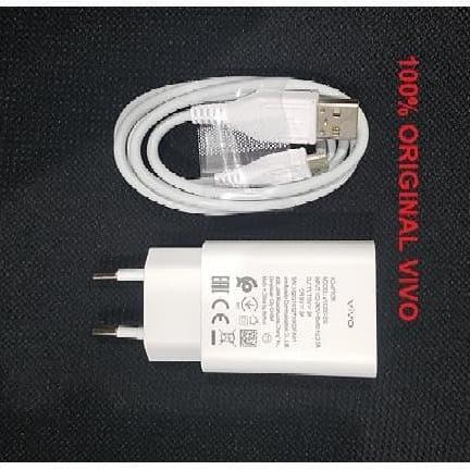 Promo VIVO Fast Charging Charger V1820C-EU + Micro USB Original Diskon