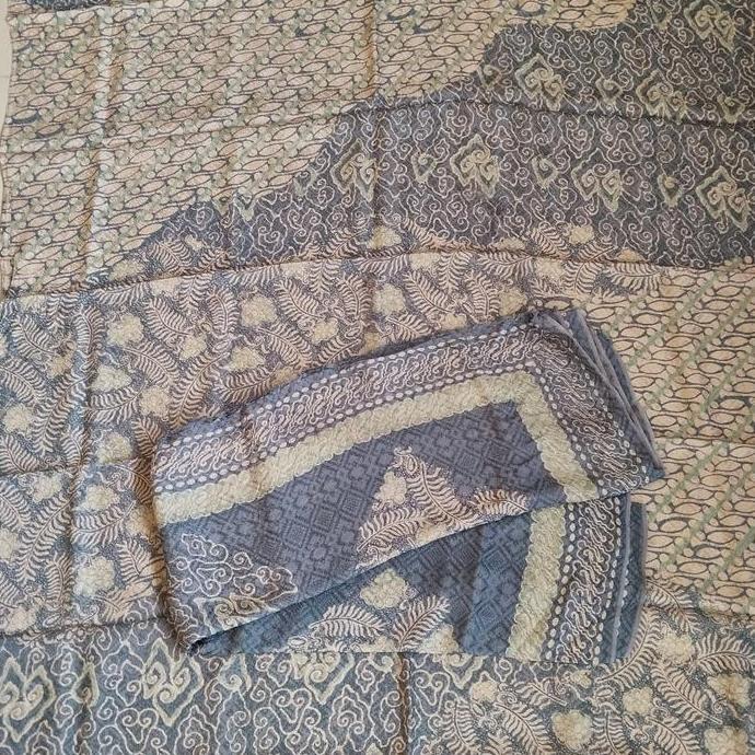 kain batik set pulauan puloan setelan viscose semi sutra cirebon