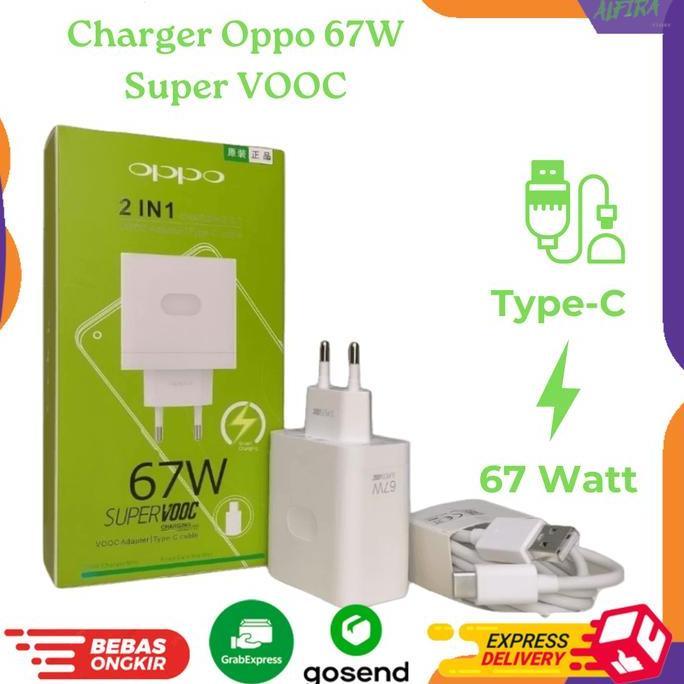 Promo Charger Oppo SUPER VOOC 67W Kabel Tipe C Type-C 67 Watt Oppo A98 A92 Diskon