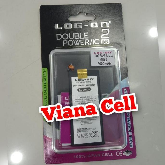 BATERAI SAMSUNG NOTE 8 N950 N950F DOUBLE POWER LOG ON BATREI BATTERY