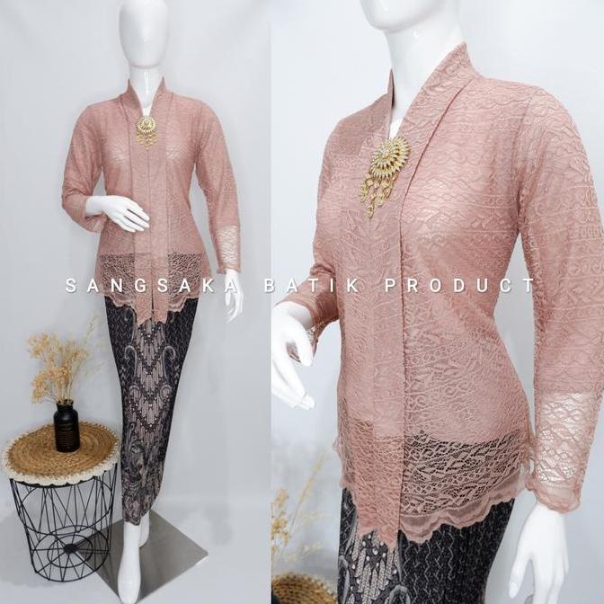 Newgir- Kebaya Tunik / Kebaya Kartini / Tunik Brokat / Kebaya Modern / Kebaya Tile / Kebaya Favorite